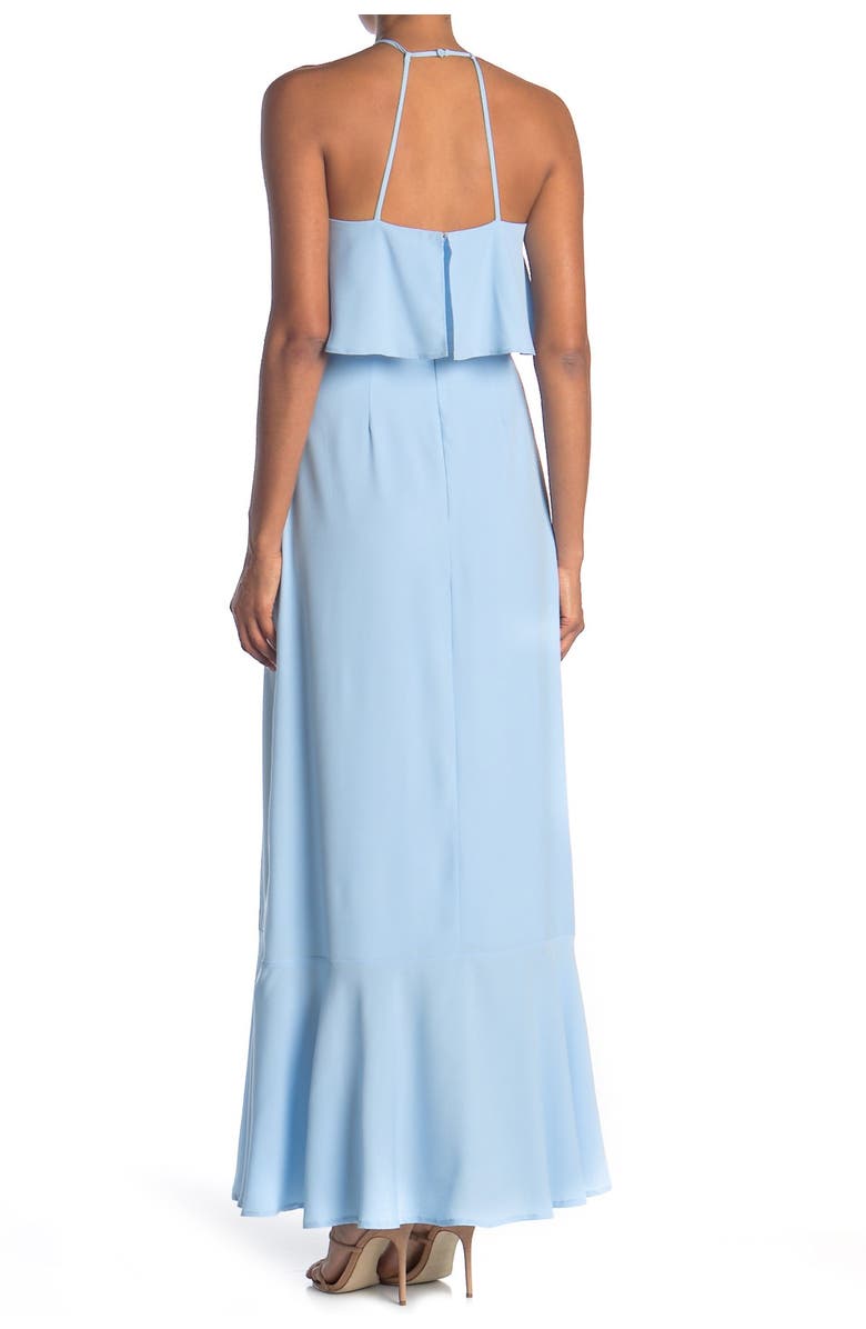 Charles Henry Popover Maxi Dress, Alternate, color, 