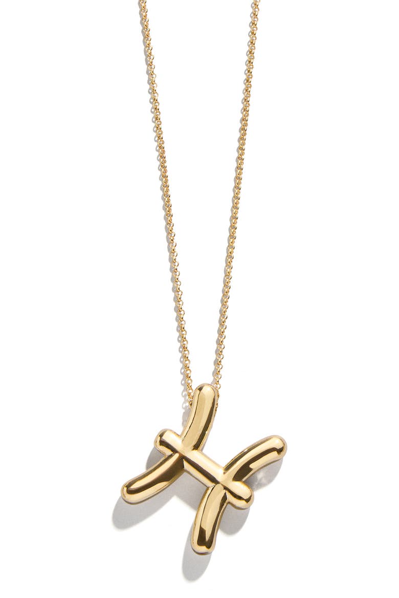Zodiac Pendant Necklace, Main, color, PISCES