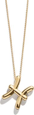 BaubleBar Zodiac Pendant Necklace