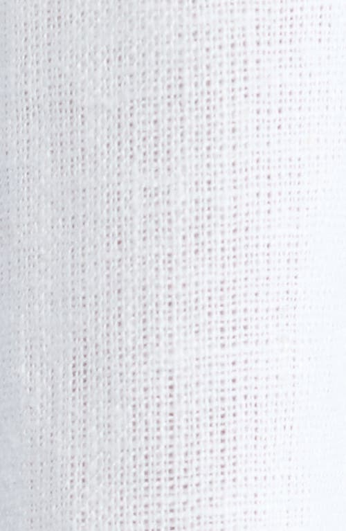 Nordstrom Vacation Linen Blend Nightgown In White