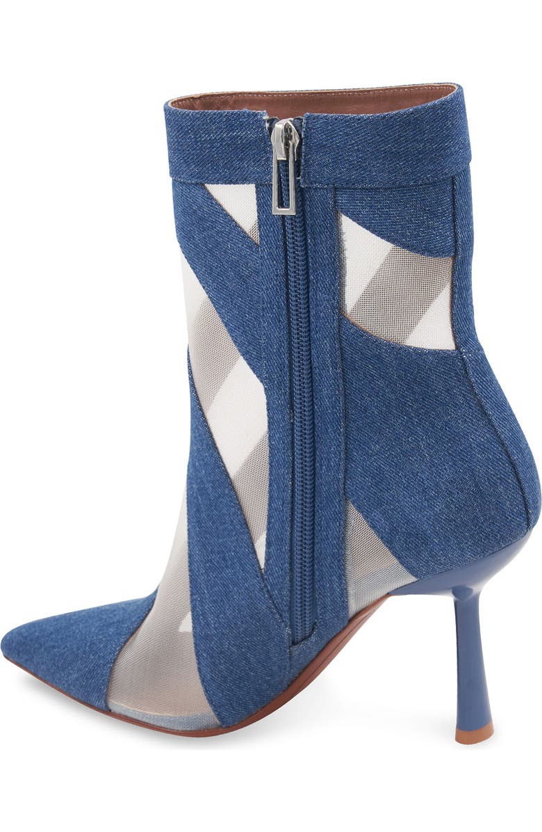 BCBGMAXAZRIA Reldo Mesh Bootie, Alternate, color, Medium Denim