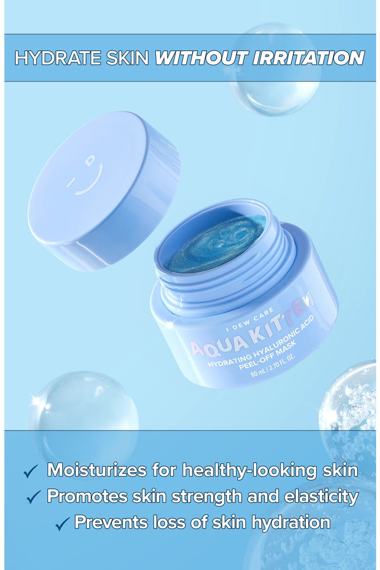 Aqua Kitten Hydrating Hyaluronic Acid Peel-Off Mask, Alternate, color, NO COLOR