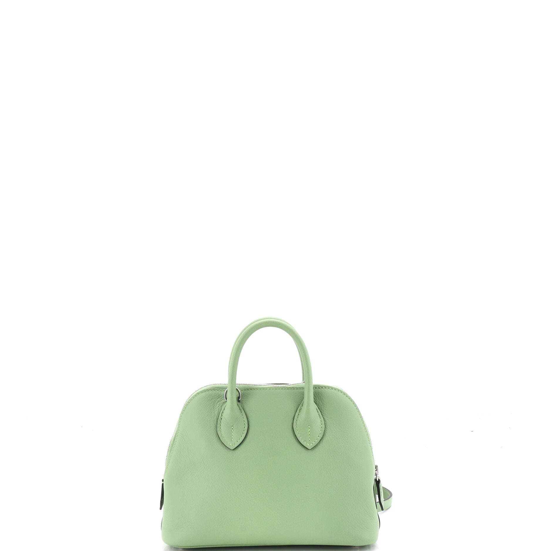 Pre-Owned Hermes Bolide 1923 Bag Evercolor Mini, Alternate, color, Vert Criquet