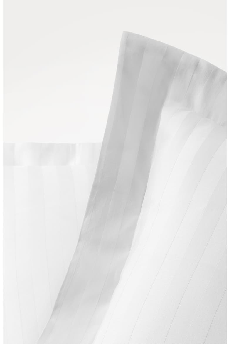 Stripe Sateen 2-Pack Pillowcases, Alternate, color, WHITE