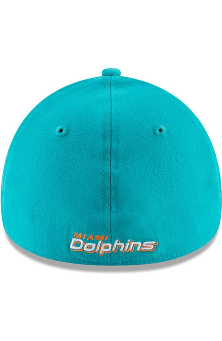 New Era Men's New Era Aqua Miami Dolphins 39THIRTY Flex Team Classic Hat, Alternate, color,