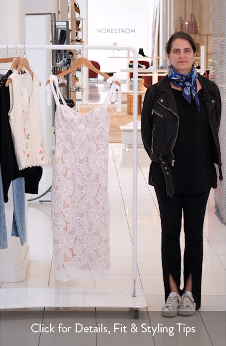 Donne Lace Midi Dress, sales video thumbnail