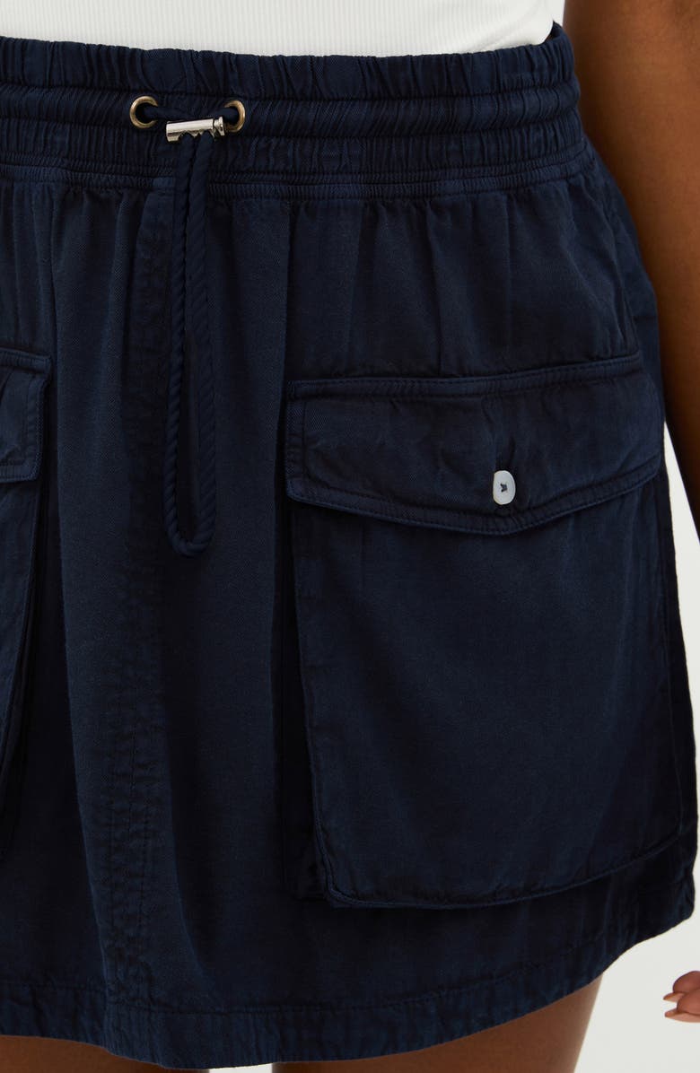 Beach Riot Nicoletta Cotton Blend Cargo Skirt, Alternate, color,