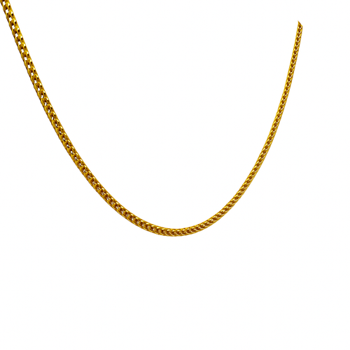 Ancona Jewelry 14k Yellow Gold Franco Chain Necklace Solid Gold 2.7mm In Yellow