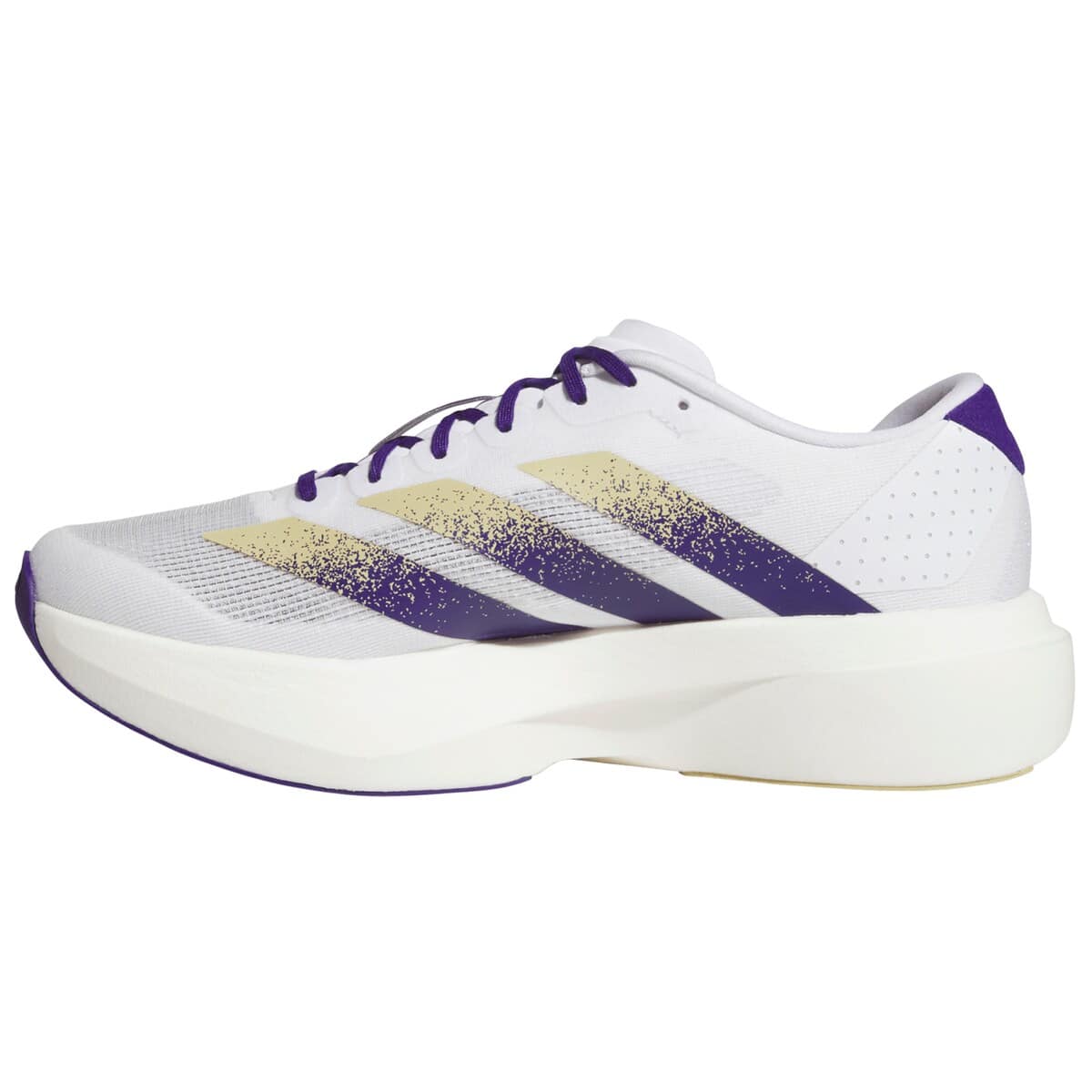 adidas Unisex adidas White Washington Huskies Adizero Evolution SL Running Shoes, Alternate, color, White