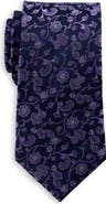 Oak Hill Premium by DXL Big & Tall Floral Vines Tie