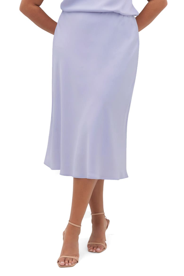 Miranda A-Line Midi Skirt, Main, color, LILAC