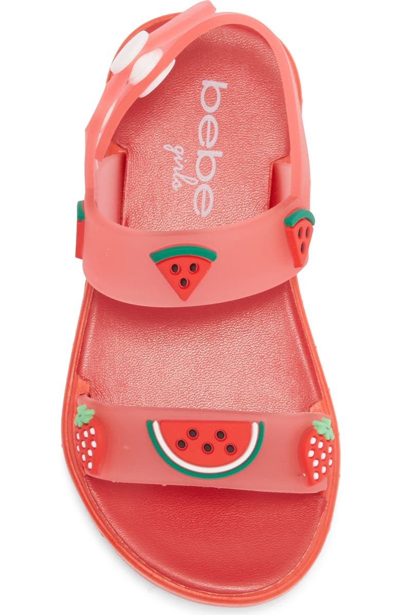bebe Kids' Fruit Sandal, Alternate, color, Red