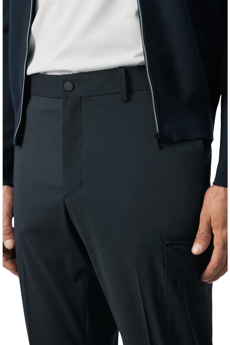 Slim Fit Dress Pants, Alternate, color, NAVY