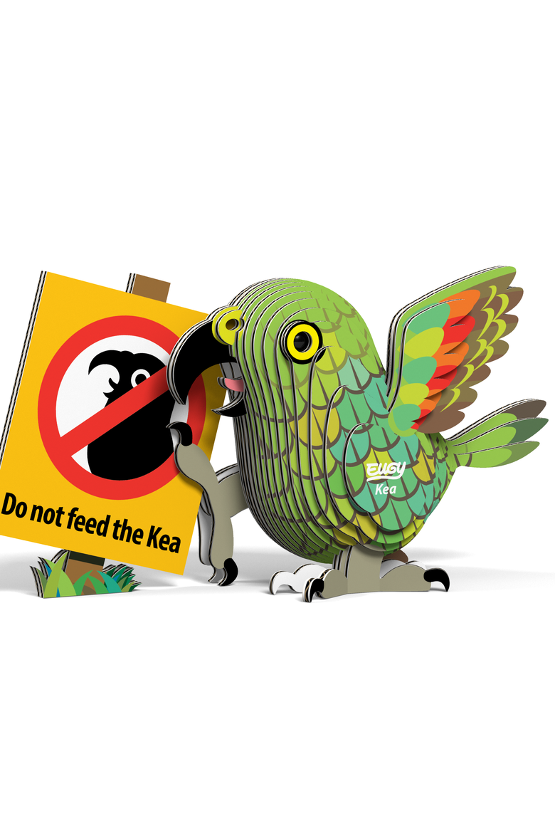 Kea 3D Puzzle, Alternate, color, No Color