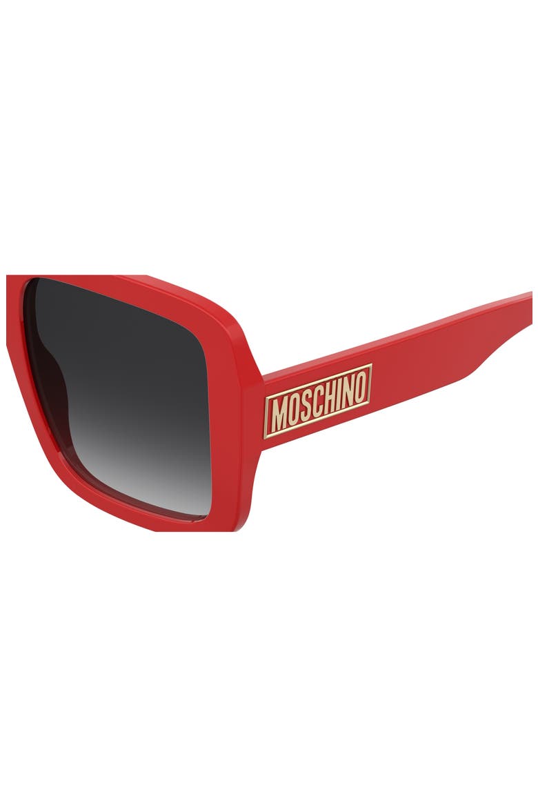 55mm Gradient Square Sunglasses, Alternate, color, 0C9A-9O