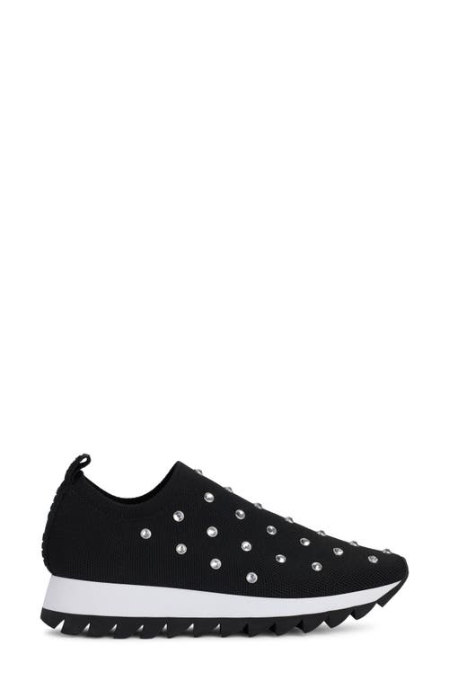 Dkny Abbott Knit Sneaker In Black