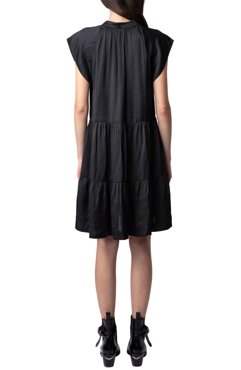 Zadig & Voltaire Rito Satin Shift Dress, Alternate, color, 