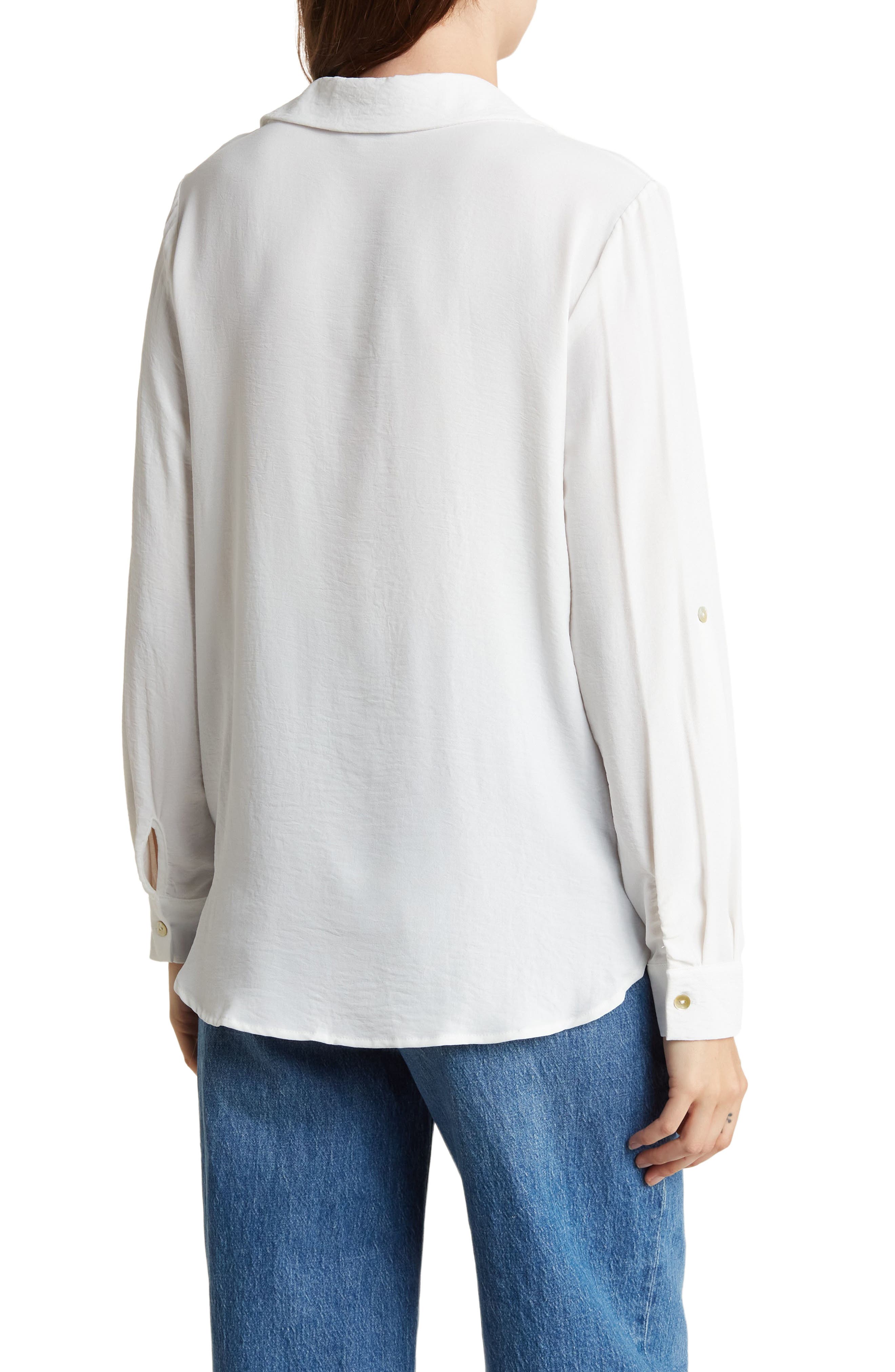 Surplice Long Sleeve Wrap Top - image 4
