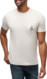 TravisMathew Hot Buttered Rum Embroidered Pocket T-Shirt