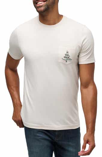 TravisMathew Hot Buttered Rum Embroidered Pocket T-Shirt