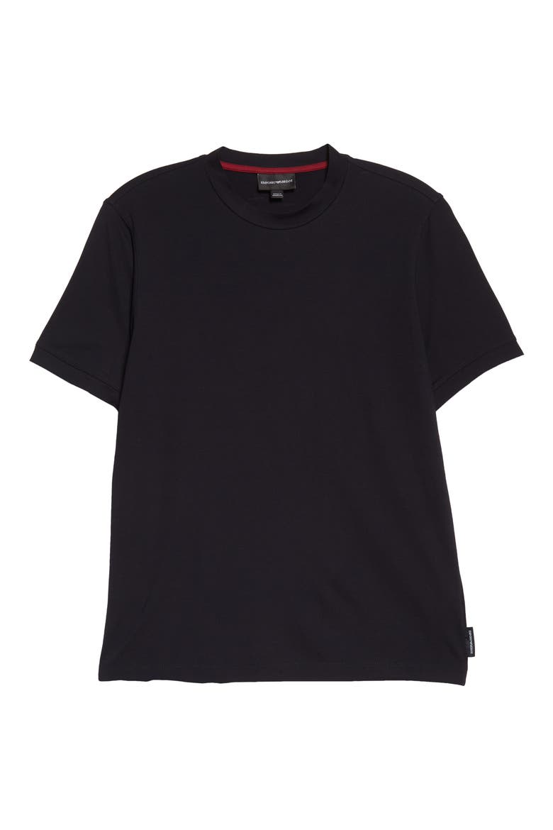 Men's Navy Stretch Viscose T-Shirt, Alternate, color, NAVY