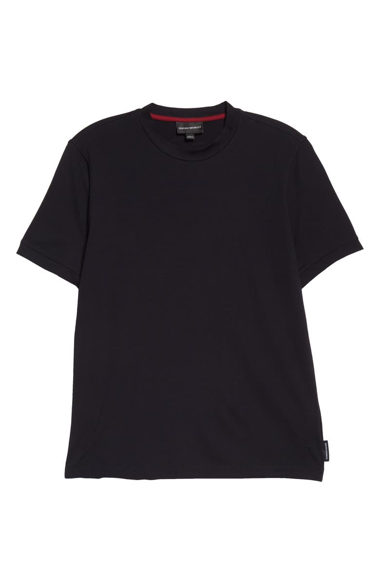 Emporio Armani Men's Navy Stretch Viscose T-Shirt, Alternate, color,