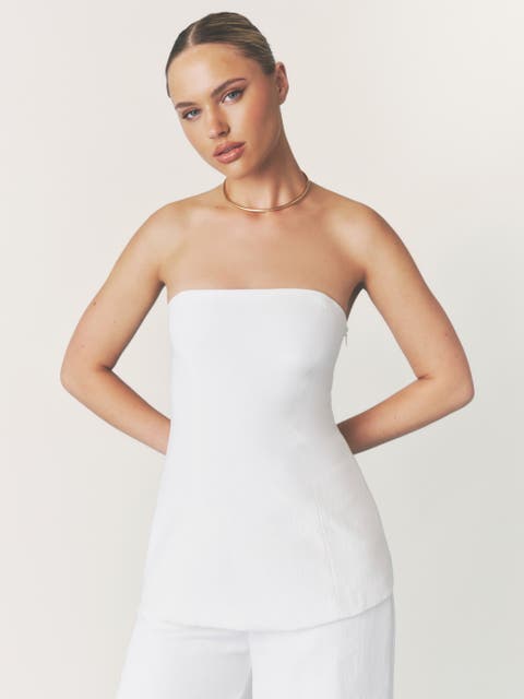 Verity Tailored Bandeau Longline Top