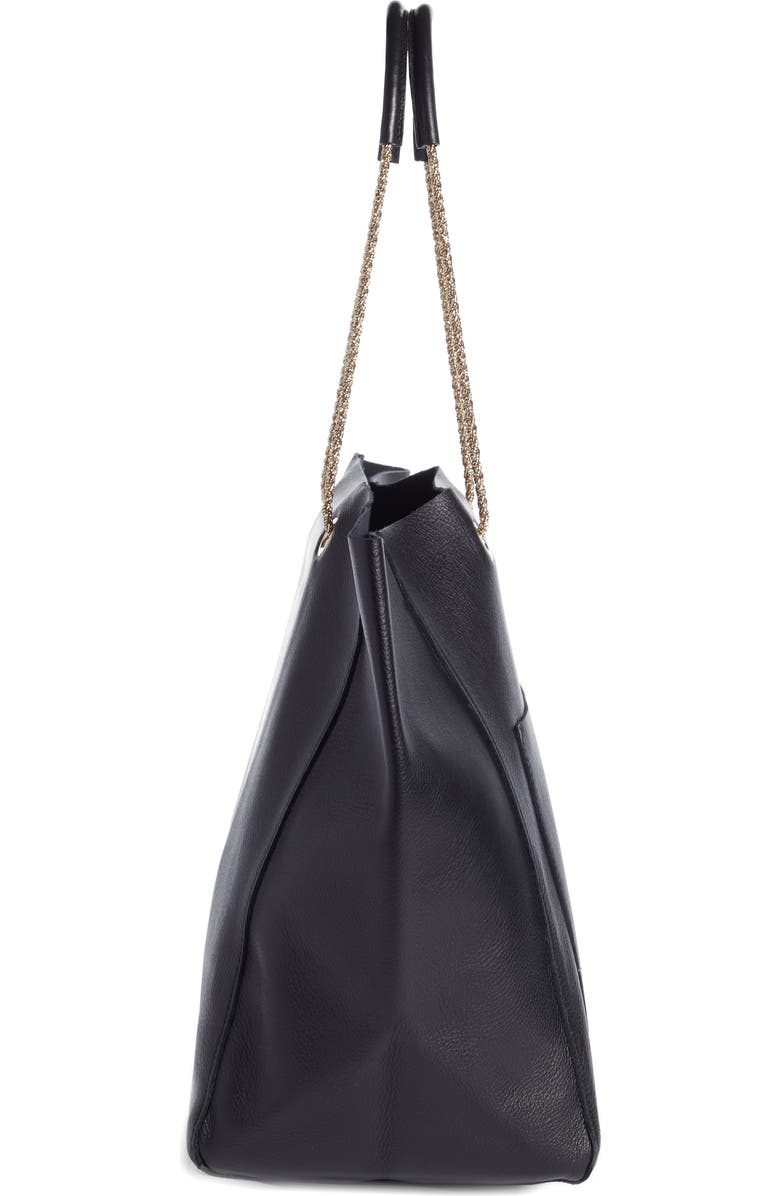 Sézane Gaby Leather Tote, Alternate, color,