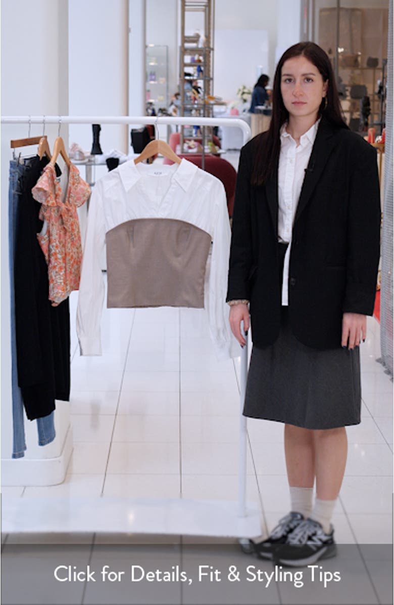 Brooks Mixed Media Top, sales video thumbnail