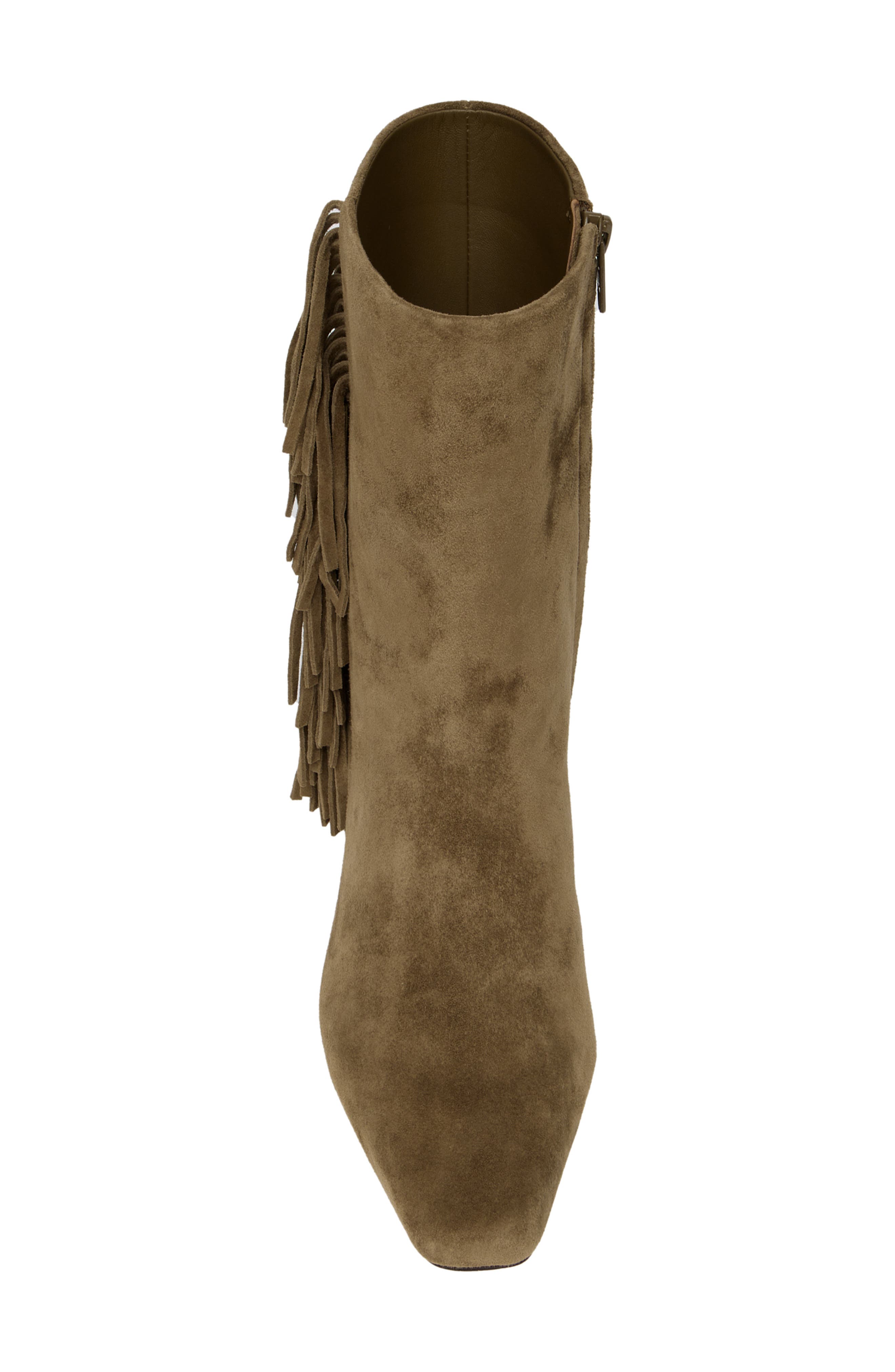 Aya Kitten Heel Boot, Alternate, color, DARK OLIVE