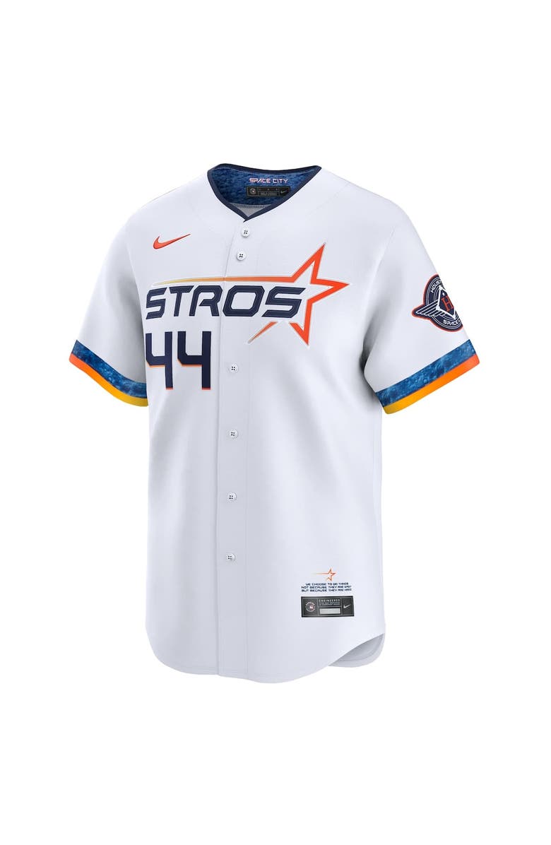 Nike Men's Nike Yordan Alvarez White Houston Astros 2025 City Connect Limited Player Jersey, Alternate, color, White