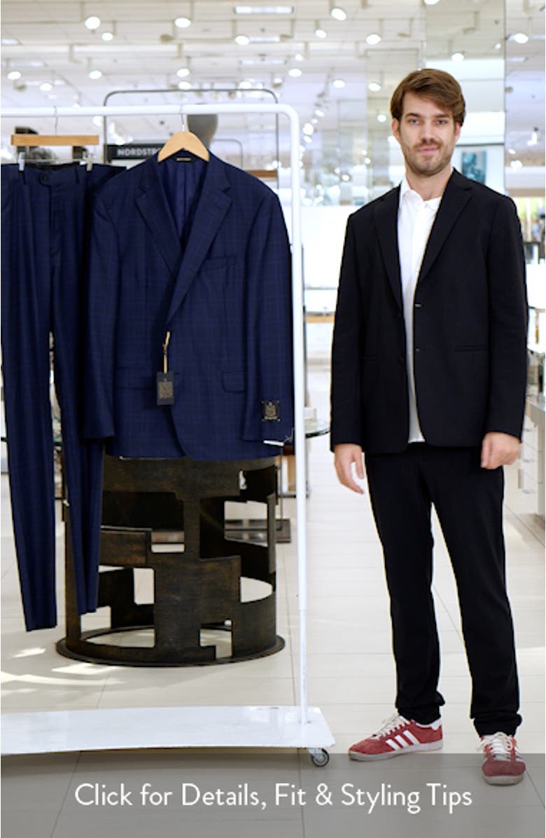 Navy Plaid Wool Suit, sales video thumbnail