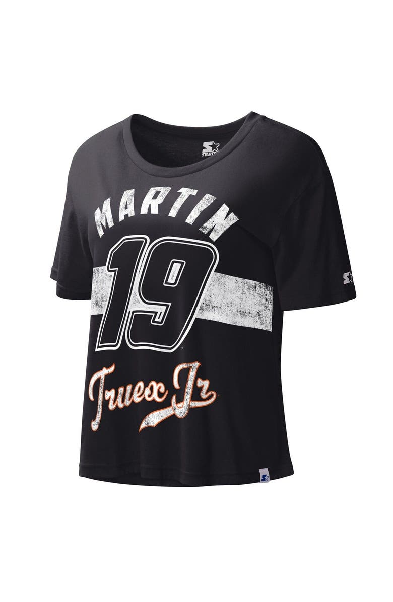 STARTER Women's Starter Black Martin Truex Jr Record Setter T-Shirt, Main, color, Black