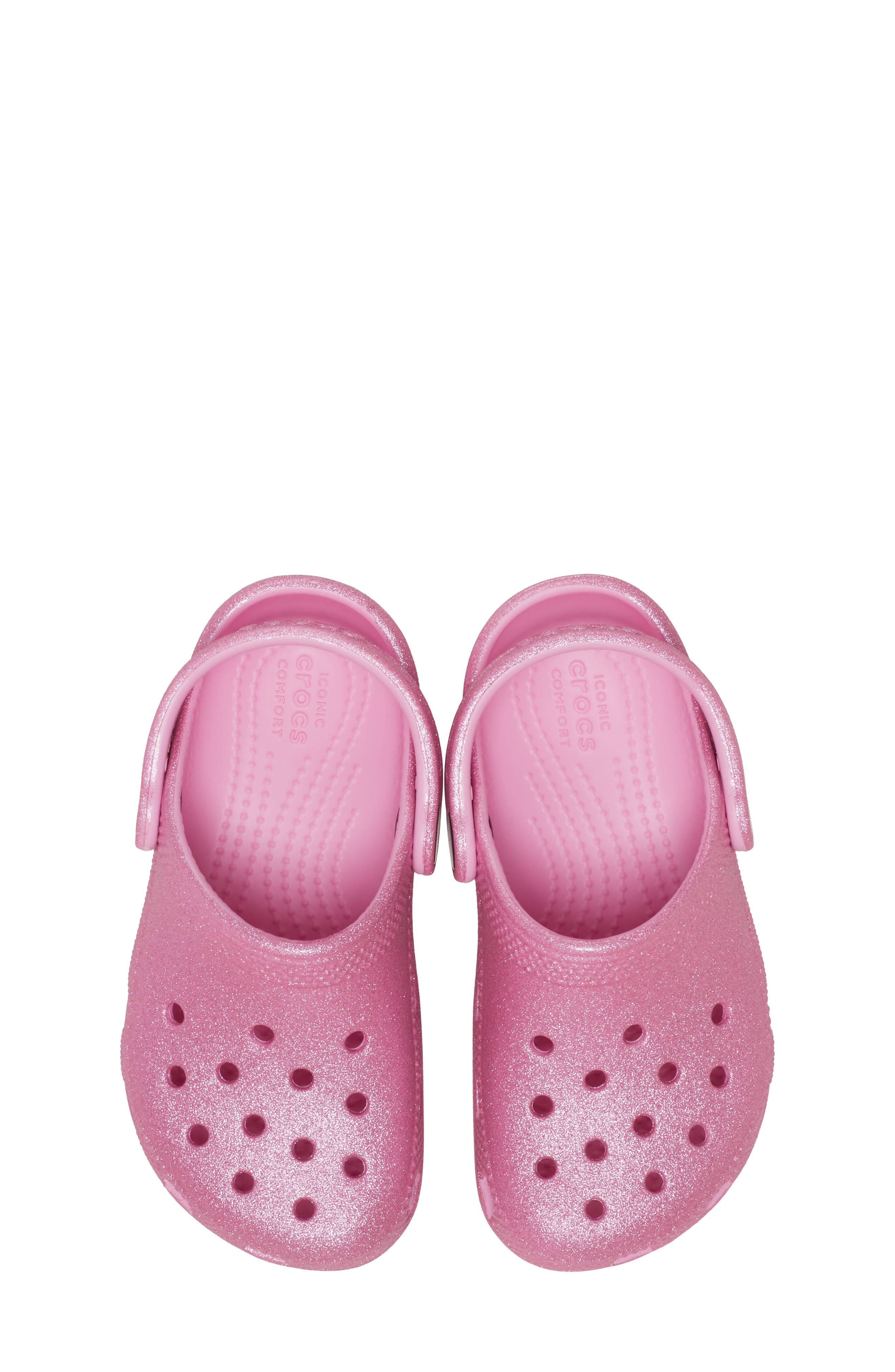 CROCS Kids' Classic Glitter Clog, Alternate, color, Ptg
