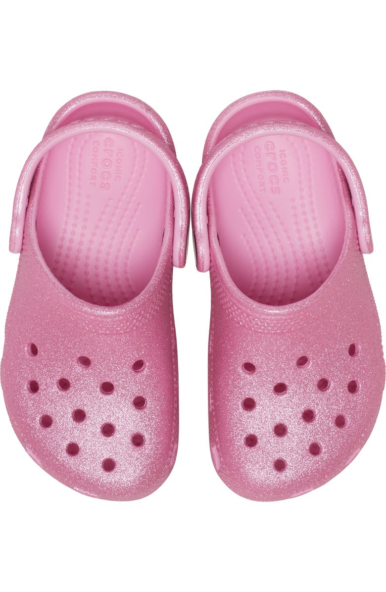 CROCS Kids' Classic Glitter Clog, Alternate, color, Ptg