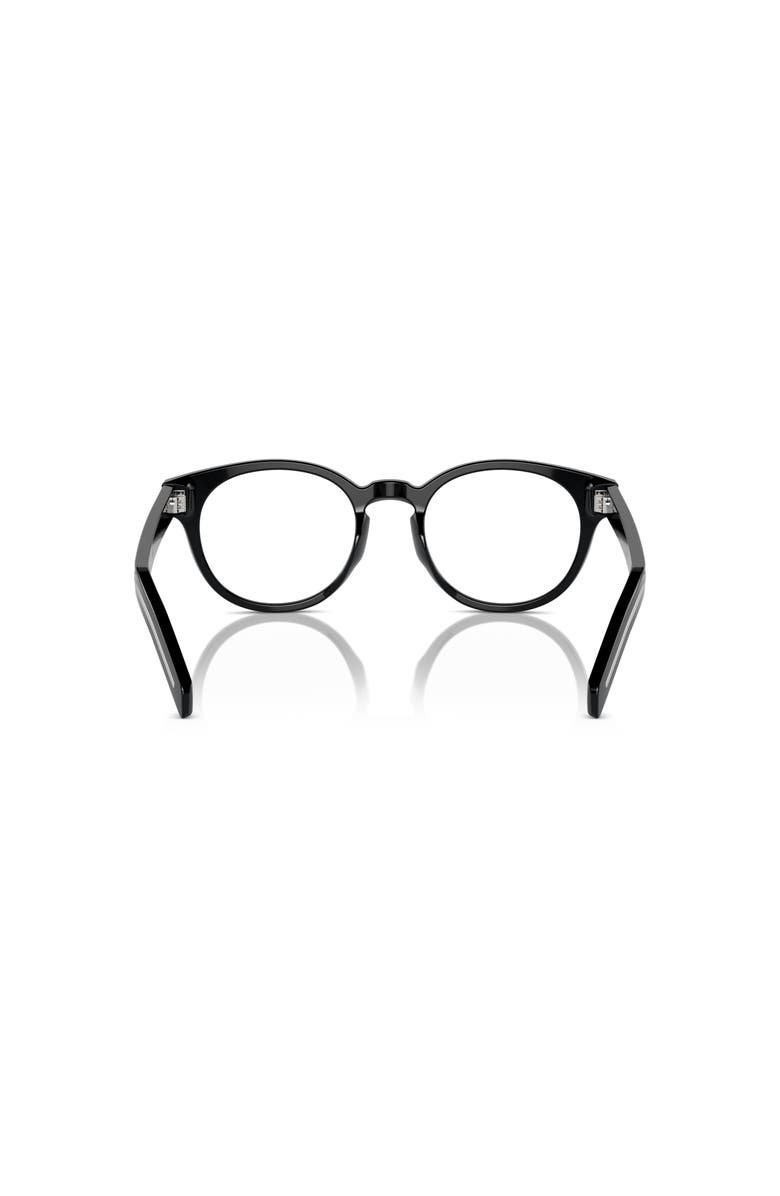 Prada 50mm Phantos optical glasses, Alternate, color, Black