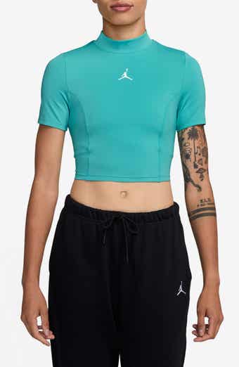 Jordan Mock Neck Crop Top