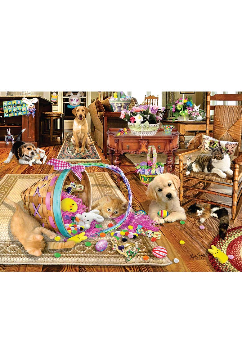 Easter Mayhem 1000 piece Jigsaw Puzzle for Adults, Alternate, color, Multicolor