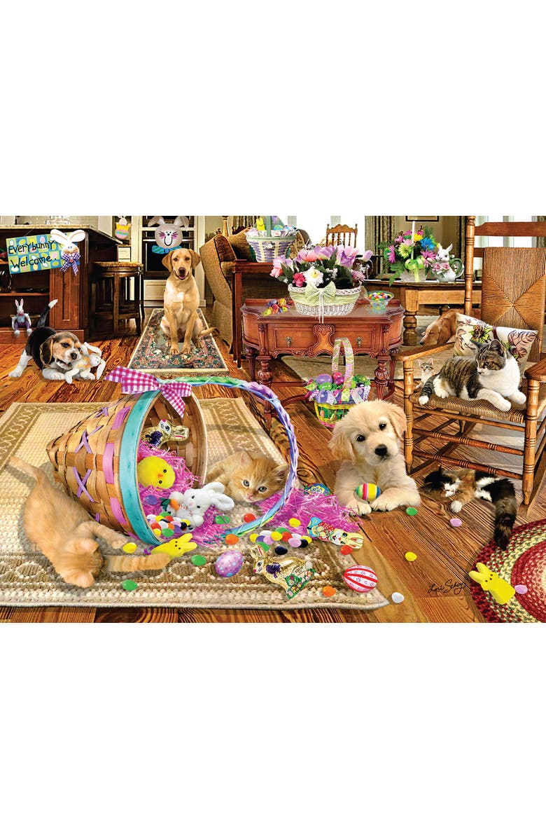 Sunsout Easter Mayhem 1000 piece Jigsaw Puzzle for Adults, Alternate, color, Multicolor