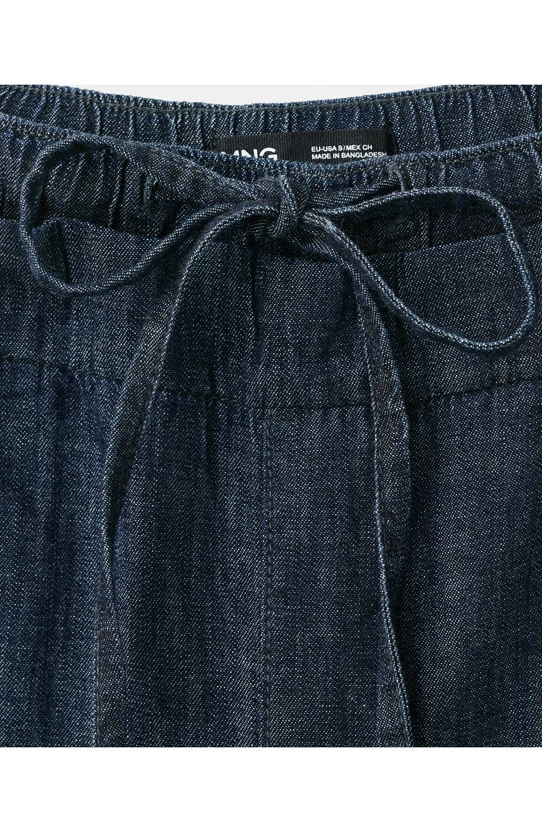 MANGO Wide Leg Denim Pants, Alternate, color, Open Blue