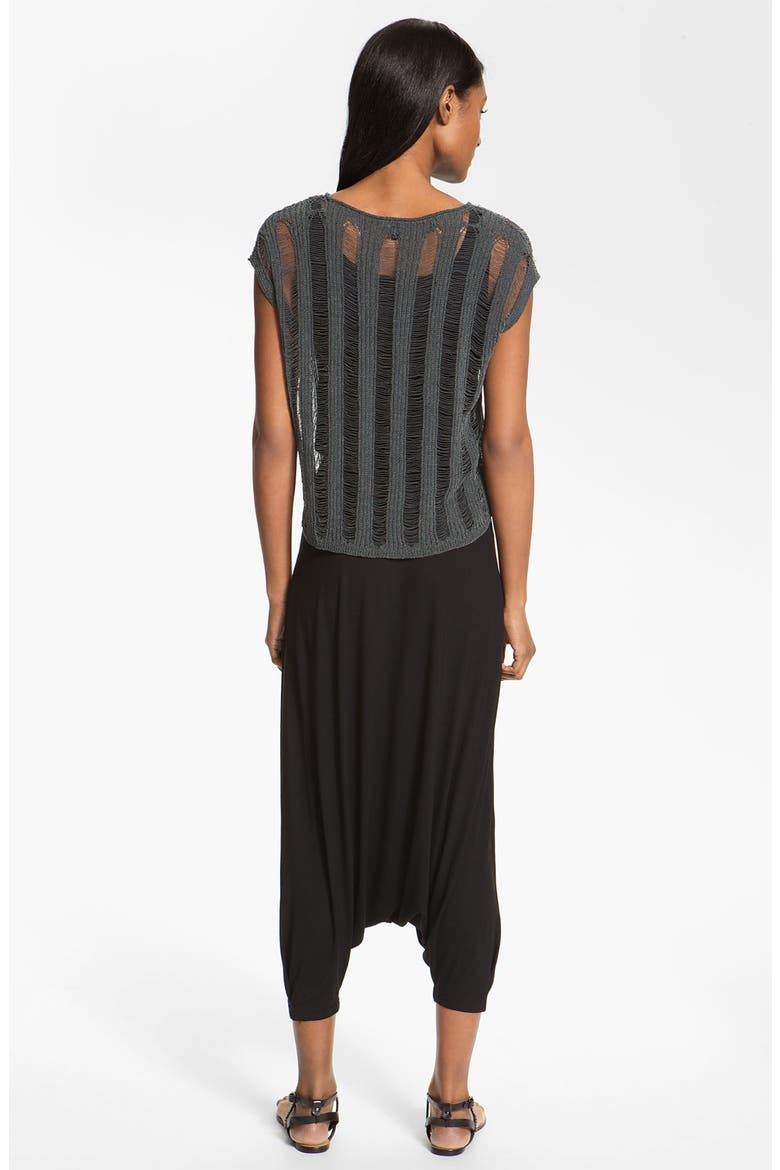 Harem Pants, Alternate, color, BLACK