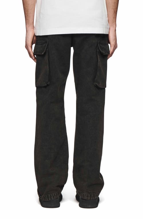 Purple Brand Canvas Cargo Pants In Black