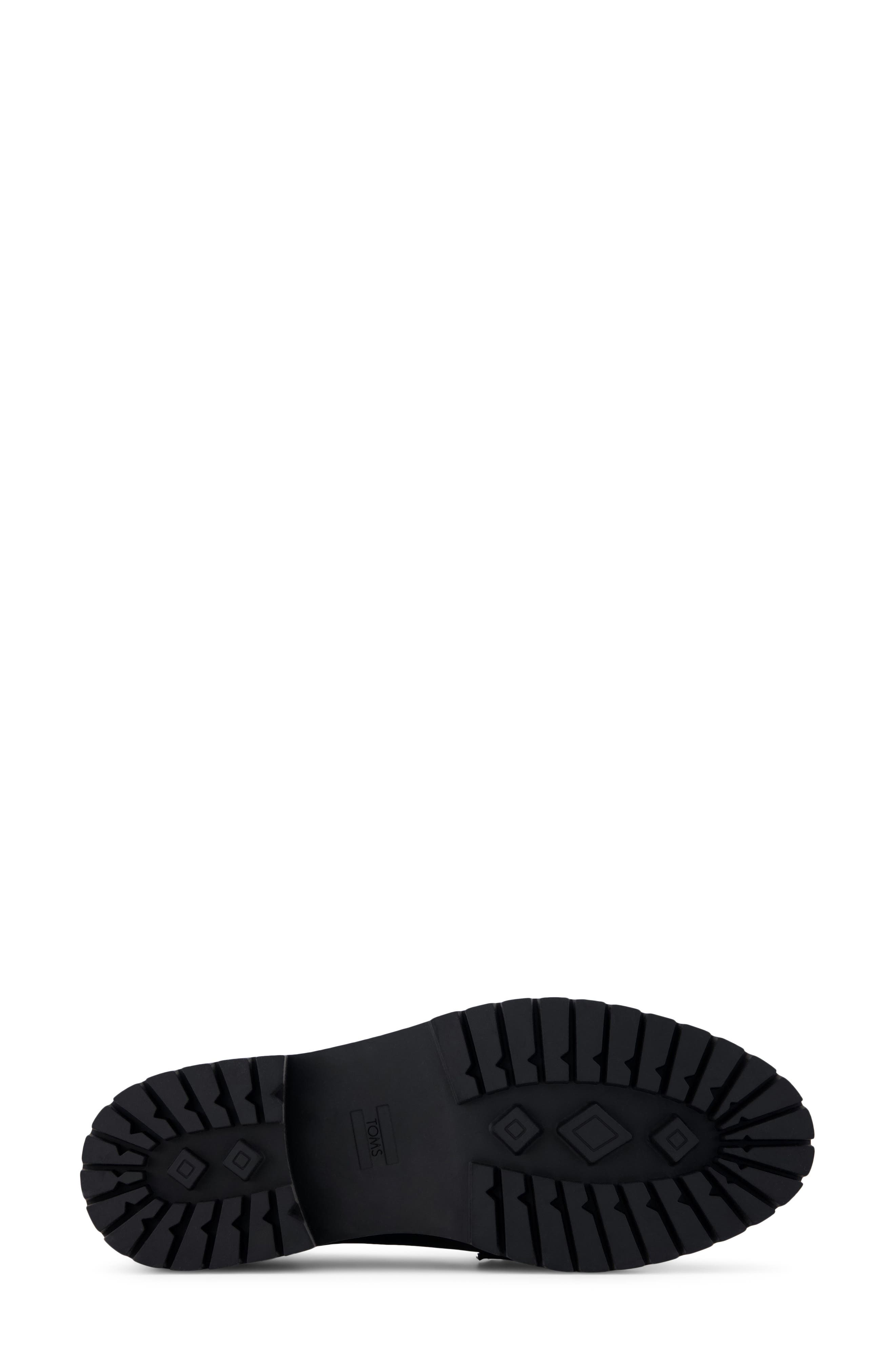Cara Bow Platform Loafer, Alternate, color, BLACK