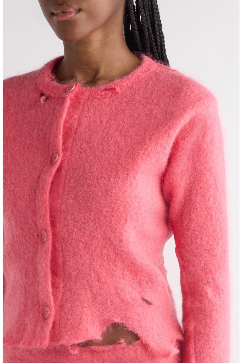 Kiruna Boiled Knit Cardigan, Alternate, color, PINK