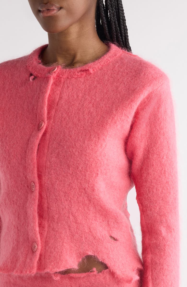 Acne Studios Kiruna Boiled Knit Cardigan, Alternate, color,