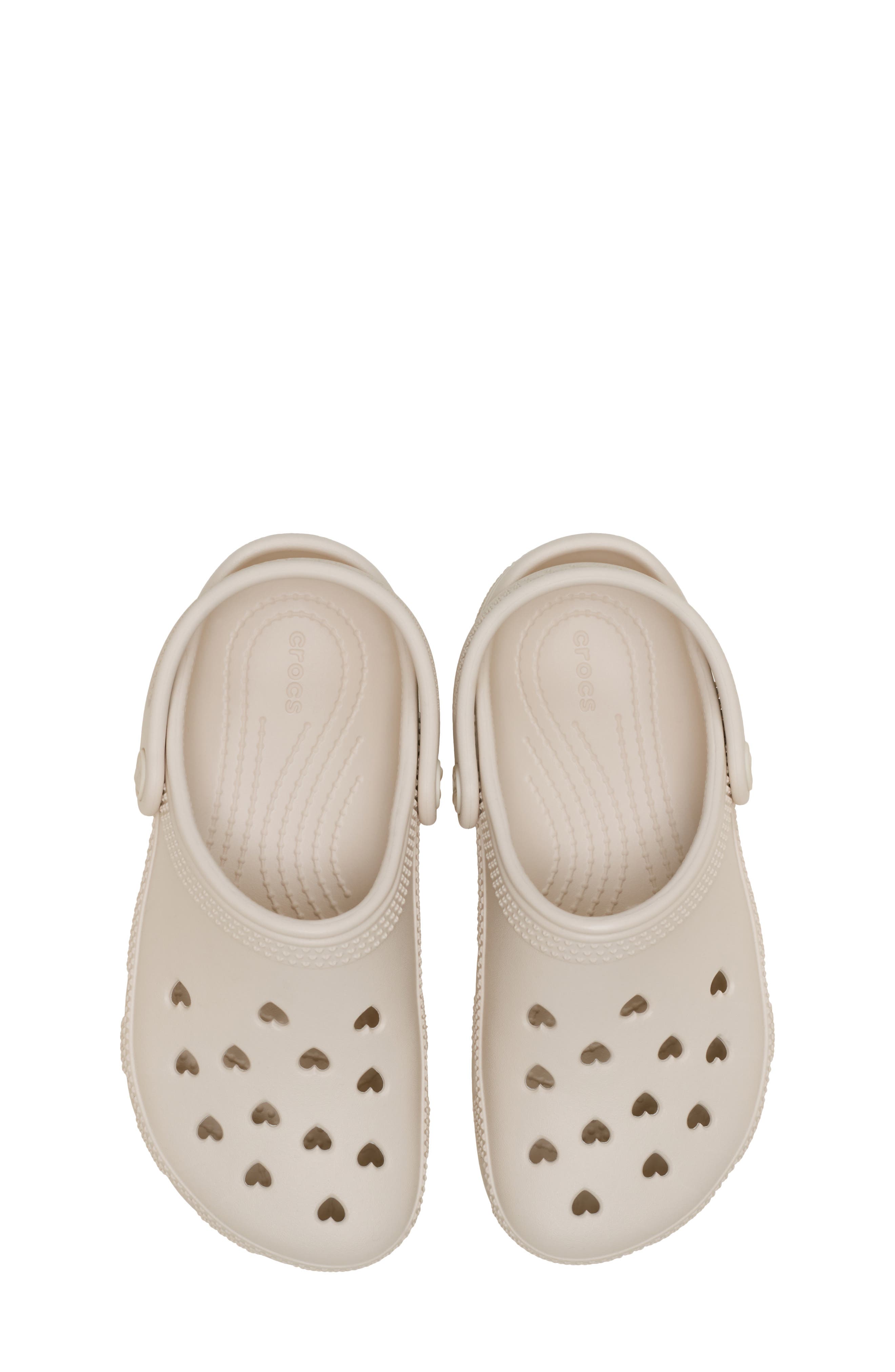 Kids' Classic Hearts Cutout Clog, Alternate, color, FRAPPE