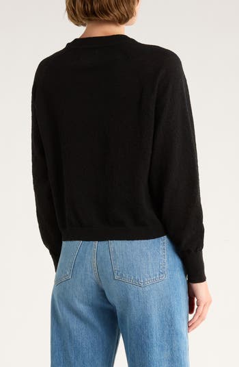 Textured Crop Sweater