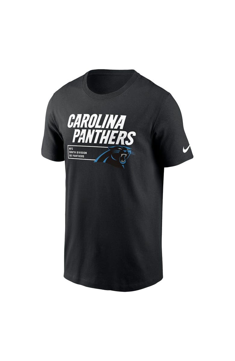 Nike Men's Nike Black Carolina Panthers Division Essential T-Shirt, Alternate, color, Black