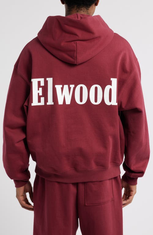 ELWOOD ELWOOD TRADEMARK LOGO HEAVYWEIGHT HOODIE