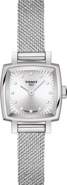 Tissot Lovely Square Diamond Bracelet Watch, 20mm